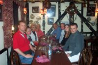 left to right clockwise<BR>David,Alla, Davids Mom, Ivans Parents, Davids Dad, Lorraine and Ivan